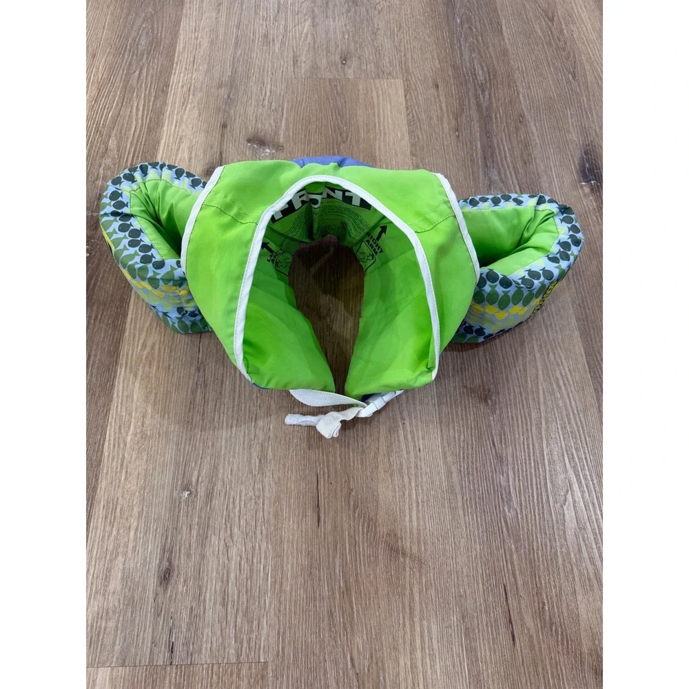 Body Glove Paddle Jumper Child 30-50lbs Green Blue Shark Life Jacket PFD Floatie